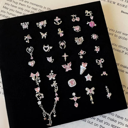 Pink Zircon Cartilage Stud