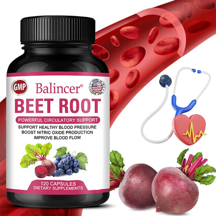 Beetroot - Supports heart and blood vessel health, supports blood pressure and cholesterol levels, antioxidant