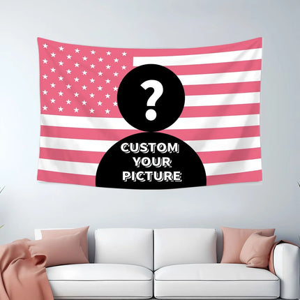 Personalized Photo Wall Tapestry