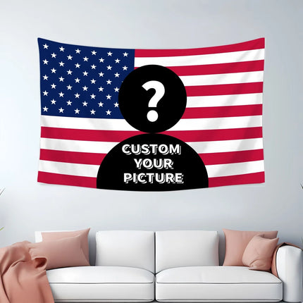 Personalized Photo Wall Tapestry