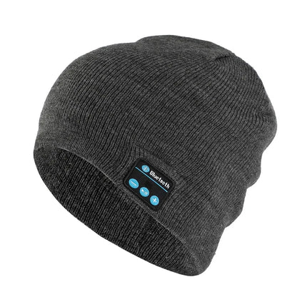Bluetooth Music Headset Beanie Built-in Stereo Speaker Knitted Hat for Men Women Running Cap Outdoor Sports Winter Wireless Hats