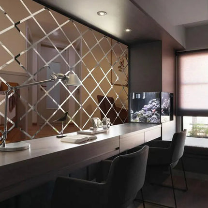3D Acrylic Mirror Wall Stickers