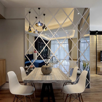 3D Acrylic Mirror Wall Stickers