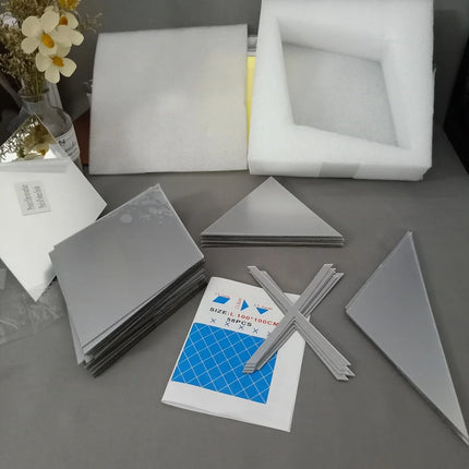 3D Acrylic Mirror Wall Stickers