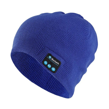 Bluetooth Music Headset Beanie Built-in Stereo Speaker Knitted Hat for Men Women Running Cap Outdoor Sports Winter Wireless Hats