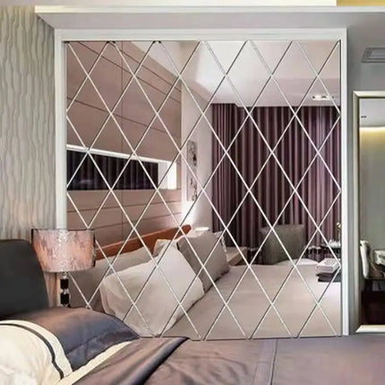 3D Acrylic Mirror Wall Stickers
