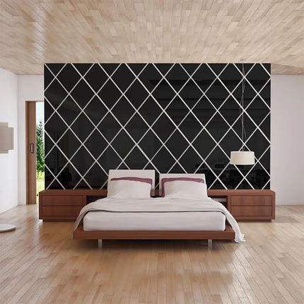 3D Acrylic Mirror Wall Stickers