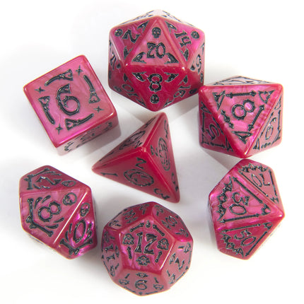 7pcs DND Dice Halloween Theme Dice for Board Game As Holiday Gift Polyhedral Dice D4-D20