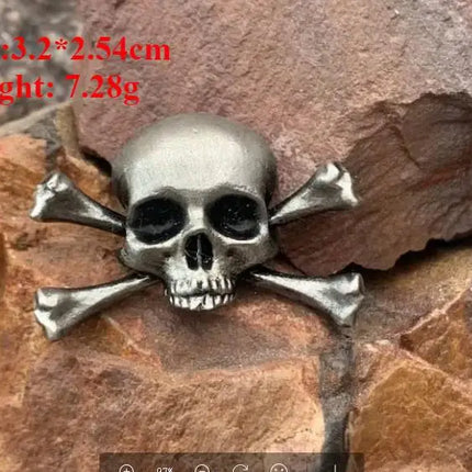 Halloween Skull Pin Punk Skeleton Badge Gothic Brooch for Jewelry Accessory Gifts Wholesale