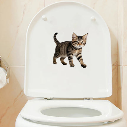 Three Ratels CG80 Cute calico cat animal stickers for home decoration pet supplies decals
