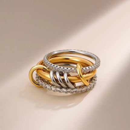 18K Gold Stackable Ring