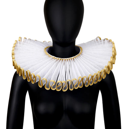 Halloween Carnival Party Cosplay Props The Middle Ages Noble Literary Arts Ruff Retro Collar Stage Performance Accessories