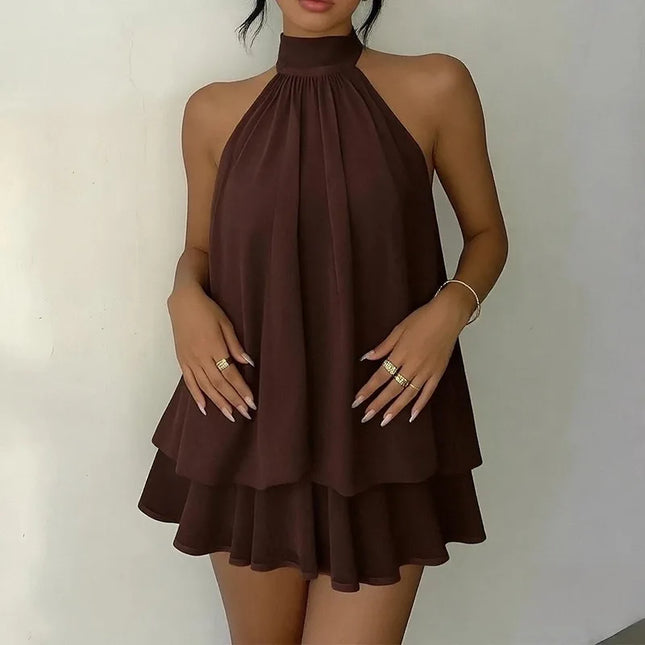 Women's Halter Mini Dress
