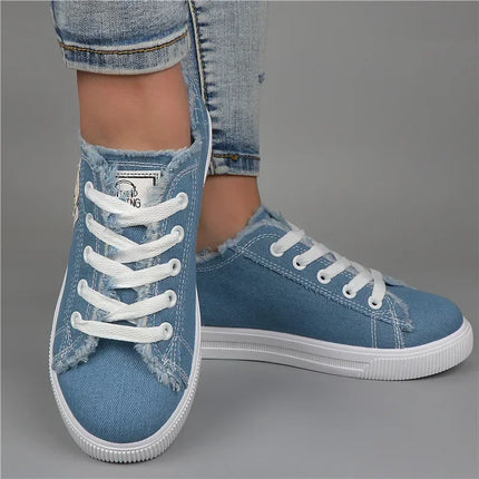 Women's Denim Canvas Sneakers