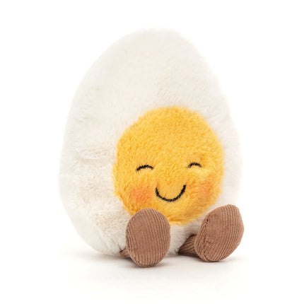 1PCS Lovely Soft Boiled Fashion Creative Pet Cat Toys And Lovely Smile Happy Doll Pet Supplies Home Decoration Holiday Kids Gift