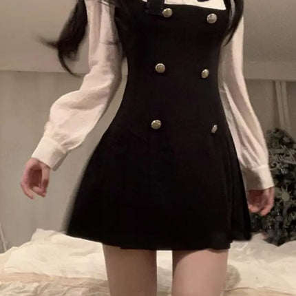 Women's Preppy Bow Dress