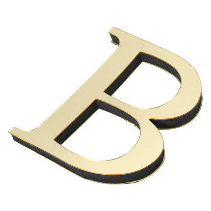 3D Mirror Letter Wall Sticker