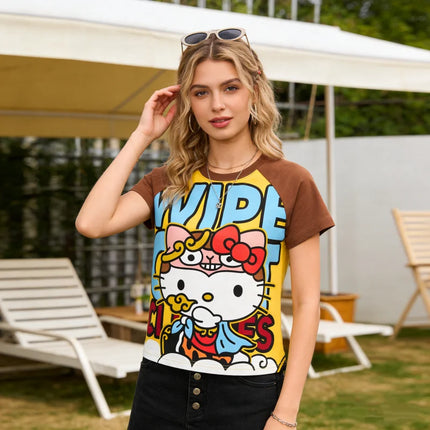 Cute Cartoon Y2K T-Shirt