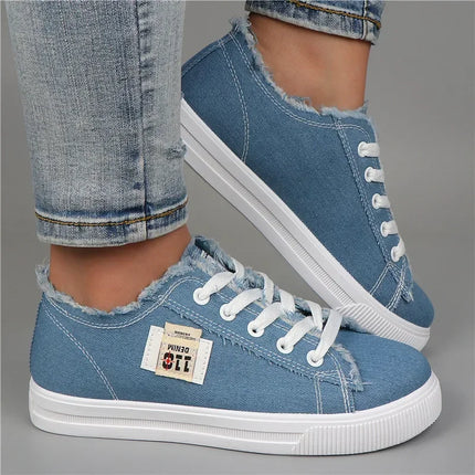Women's Denim Canvas Sneakers