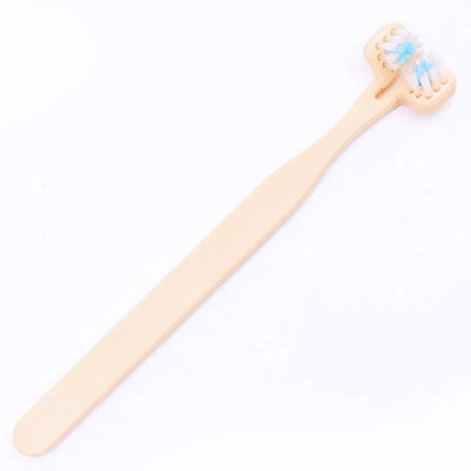 Dog Toothbrush Double Sided Pet Toothbrush Set Oral Care Double Head Toothbrushes 2PCS Set for Dog Teeth Cleaning Pet Products