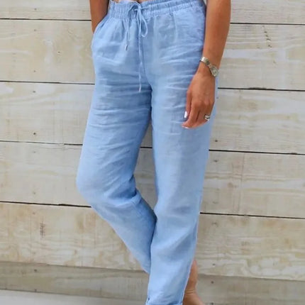 Women's Linen Casual Pants