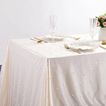 Pearl Tulle Table Runner