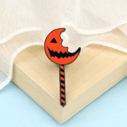 Halloween Party Enamel Brooches for Women Men Cute Ghost Pins Badges Cartoon Spooky Pet Clothes Pin Kids Backpacks Jewelry Gifts