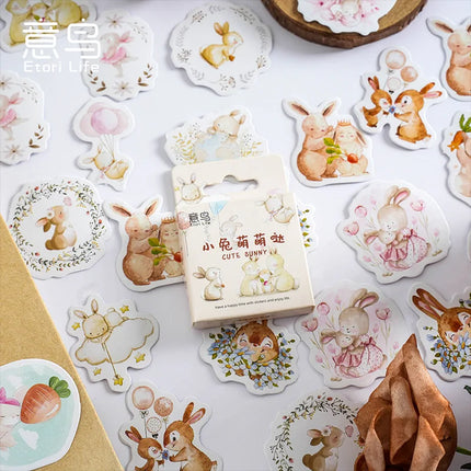 46pcs Halloween Sticker Pack DIY Material Decorative Stationery Album Diary Cup Notebook Mobile Phone Scrapbook