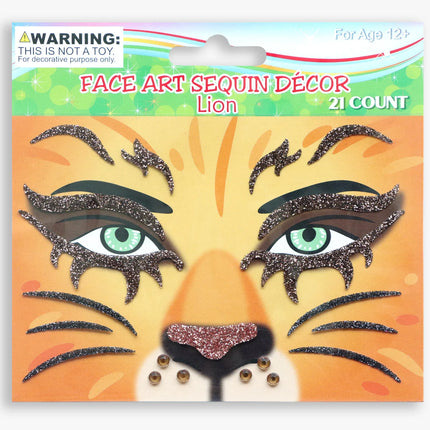 Halloween Carnival Party Face Stickers Animal Face Stickers Valentine's Day Face Stickers Makeup Stickers Children's Stickers