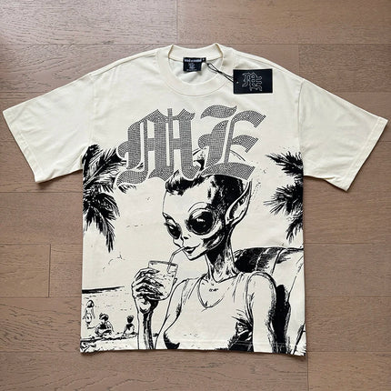 Angel Print Cotton T-Shirt