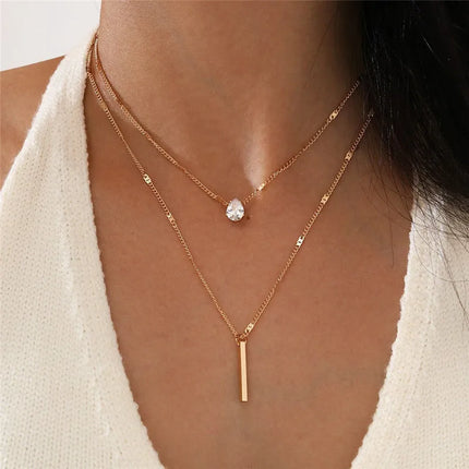 Minimalist Pearl Chain Necklace