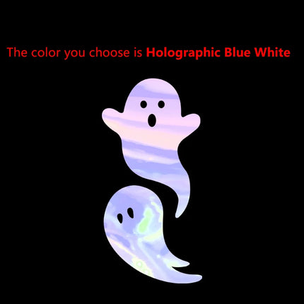 Halloween Car Rearview Mirror Vinyl Sticker Spooky Ghost Decals 7 Mini Bats Sticker Car Accessories Decorative Halloween Gift