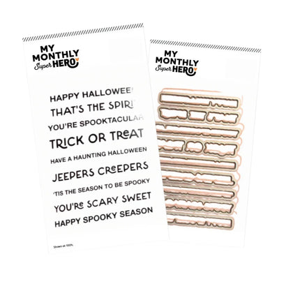August 2026 New Halloween 13 Days of Crafty Treats Metal Cutting Dies Clear Stamps for DIY Making Card Scrapbook Embossed Paper
