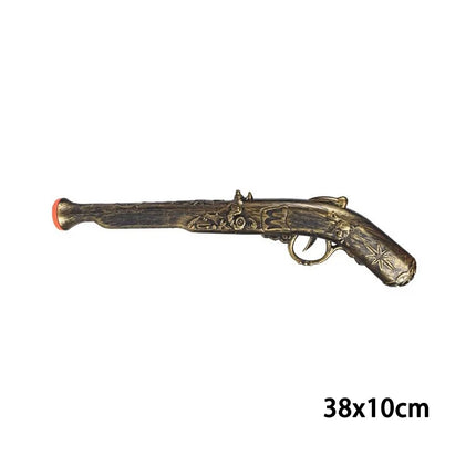 Halloween Toys For Boys Party Cosplay Pirate Gun Furnishings Family Pistol Retro Costume Props