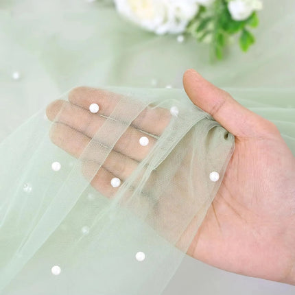 Pearl Tulle Table Runner