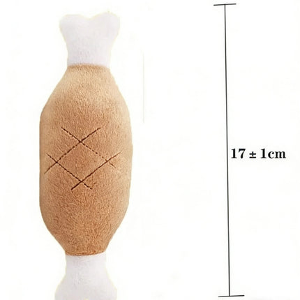 Dog Squeaky Toys Plush Animal Fruit Food Toy Durable Chew Interactive Toys Small Medium Dogs Cats Puppy Pet Supplies