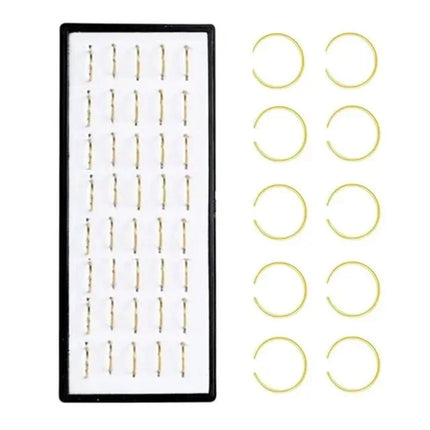 Crystal Stainless Steel Nose Studs