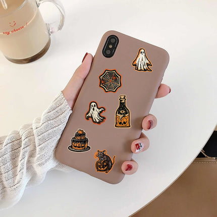 50/100PCS Retro Halloween Stickers Terrifying Pumpkin Luggage Phone Graffiti Laptop Wall Scrapbook Motorcycle DIY Gifts