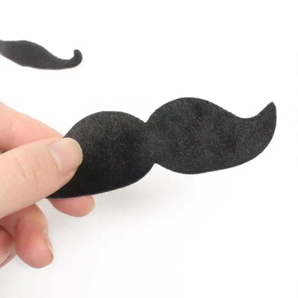 4pcs Fake Black Mustache Halloween Party Photo Props Ghost Carnival Kids Adult Cosplay Artificial Beard Halloween Party Makeup