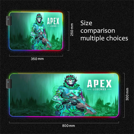 RGB Apex Legends Keyboard Mousepad Computer Gaming Cool Mouse Pad Speed Large Accessories Mouse Mats Office Desk Protector Mat