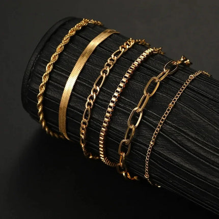 Geometric Cuff Bracelet Set