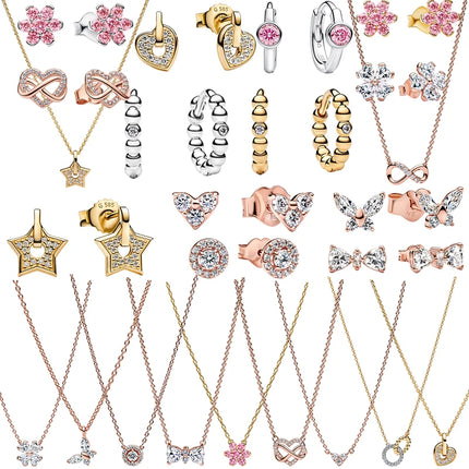 925 Silver Flower Jewelry