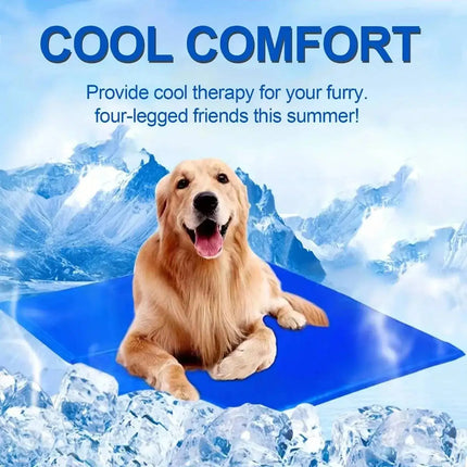New Pet Ice Bed Mats Cushion Dogs Cats Summer Cooler Sleeping Pad Wear-resistant Heat Relief Cooling Sponge Gel Pet Supplies