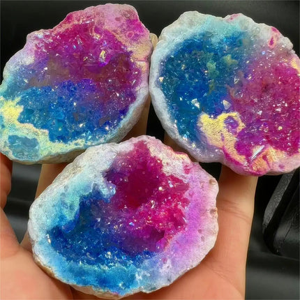 Natural Agate Crystal Display Stone