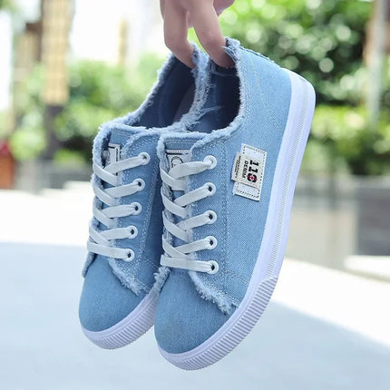 Women's Denim Canvas Sneakers