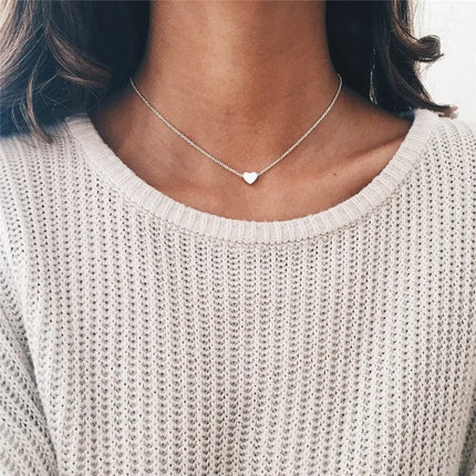 Minimalist Pearl Chain Necklace