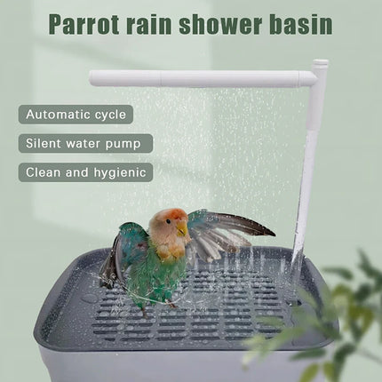 New Automatic Parrot Bird Bath Tub USB Electric Pet Circulating Water Bathtub Shower Fountain Pet Supplies
