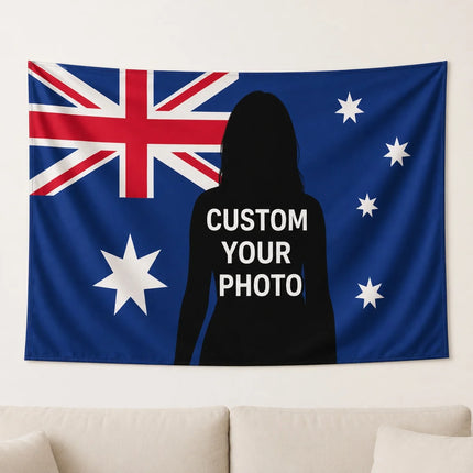 Personalized Photo Wall Tapestry