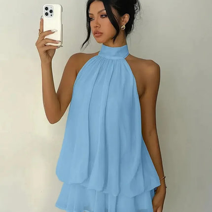 Women's Halter Mini Dress