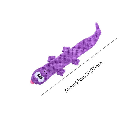 New Plush Lizard Dog Toy Cornvelvet Cartoon Doll Grinding Teeth Cleaning Pet Products